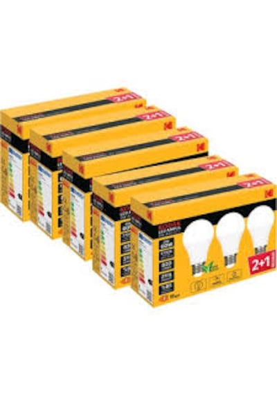 Kodak 15 Adet 9w A60 E27 Led Ampul - Sarı Işık