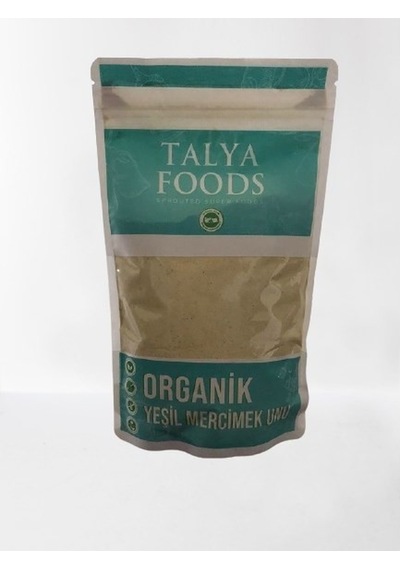 Talya Foods Organik Yeşil Mercimek Unu 500 G