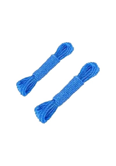 2 Adet Mavi 10 Metre Çamaşır İpi Seti, Dayanıklı Ve Hafif, Pratik Kullanım Plastik Mavi Tr Diğer