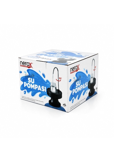 Usb Şarjlı - Otomatik Damacana Su Pompası - Stand 360 Başlık Nrx-4337 5250 Diyarı