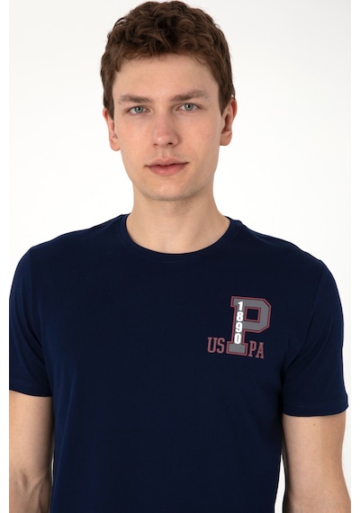 U.S. Polo Assn. Erkek Regular Fit Bisiklet Yaka Lacivert Tişört 50306897-VR033 U.S. Polo Assn. Erkek Regular Fit Bisiklet Yaka Lacivert Tişört 50306897-VR033