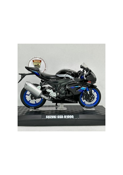 Suzuki Gsx-r1000 1:12 Diecast Stantsız Model Motosiklet Siyah