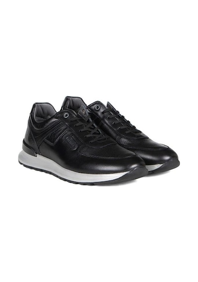 Greyder Sa14191 Hakiki Deri Sneaker Erkek Ayakkabı Siyah