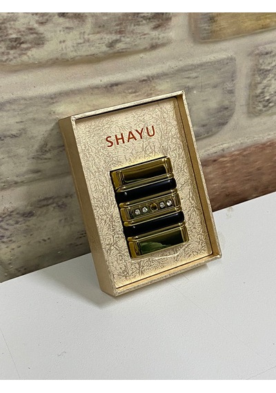 Shayu Marka Sarı Siyah Renk Çizgili Taşlı Gazlı Kişiye Özel Çakma
