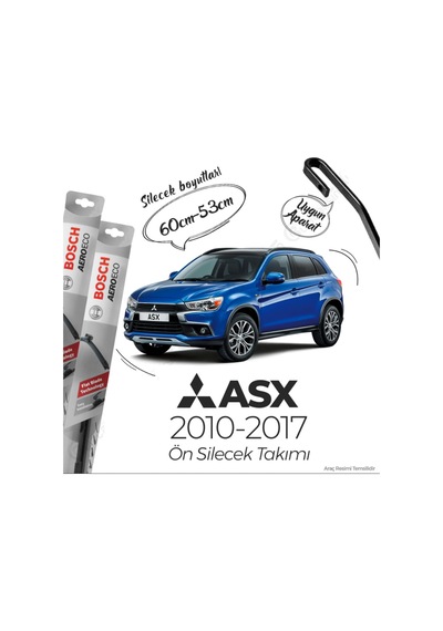 Mitsubishi Asx Muz Silecek Takımı 2010-2017 Bosch Aeroeco
