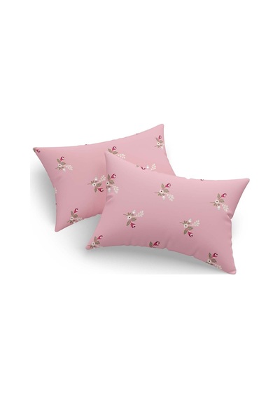 Eponj Home 2'li Yastık Kılıfı Alanur Kombin Pembe