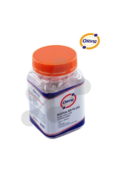 Orıng Mpc6u3 Cat6 Plug U/utp Rj45 Altın Uç Konnektör 100 Lü Paket