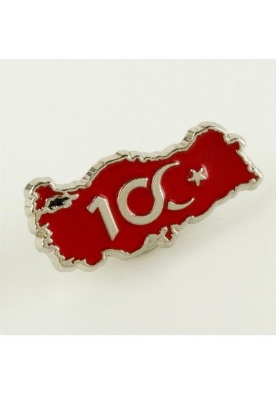 Cumhuriyetin 100. Yılına Özel Yaka Rozet Çok Renkli