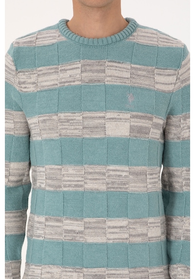 U.s. Polo Assn. Erkek Koyu Mint Kazak /triko 50307829-vr152 Koyu Mınt