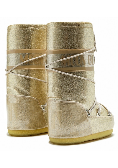 Bot Kar Kadın 80d1402850-b002 Moon Boot Icon Glitter Gold Altın