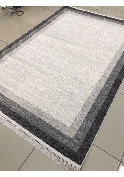 Padişah Halı Santo 60886 095 Serisi Akrilik Salon Oturma Yatak Odası Halısı Gri - Antresit