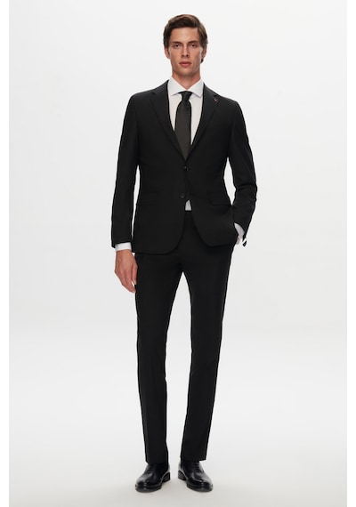 D's Damat Ds Damat Slim Fit Siyah Düz Takim Elbise 5he05ob35577m 001