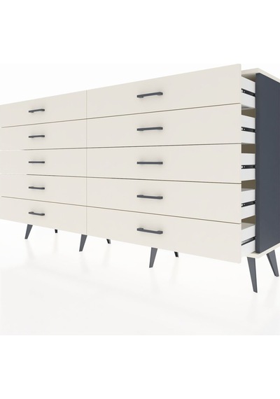 Arges Konsol 10 Çekmeceli 176x30x99 Antrasit-aytaşı Antrasit-aytaşı Arges Konsol 10 Çekmeceli 176x30x99 Antrasit-aytaşı Antrasit-aytaşı
