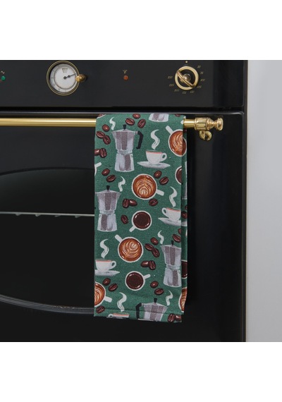 Soft Dapur Mutfak Havlusu - Yeşil - 40x66 Cm Çok Renkli