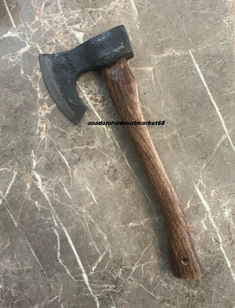 Bk Çelik Dövme Balta Karbon Çelik Balta Kamp Baltası El Yapımı Balta 1100gr