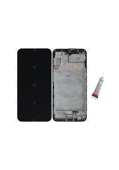 Samsung Uyumlu A24,a245 İncell Ekran Dokunmatik Çıtalı Siyah B7000 Yapıştırıcı