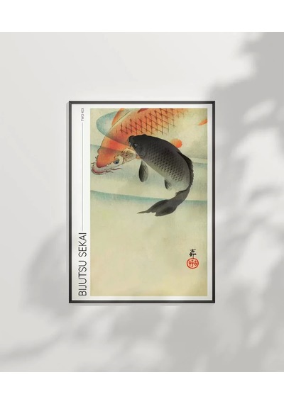 Çerçevesiz Poster Bijutsu Sekai İki Koi