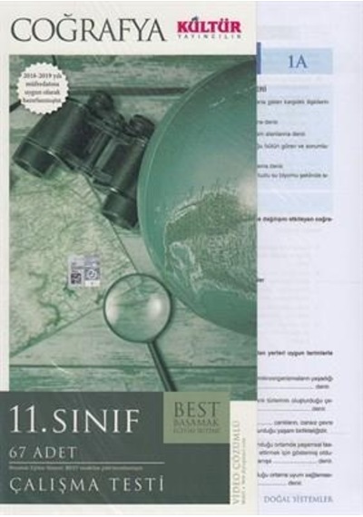 11.Sınıf Coğrafya Yaprak Test - Kültür Yayıncılık