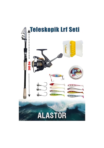 Teleskopik Lrf Seti Metal Kafa Set Olta Seti