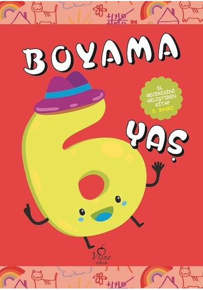 Boyama 6 Yaş- Vişne Çocuk