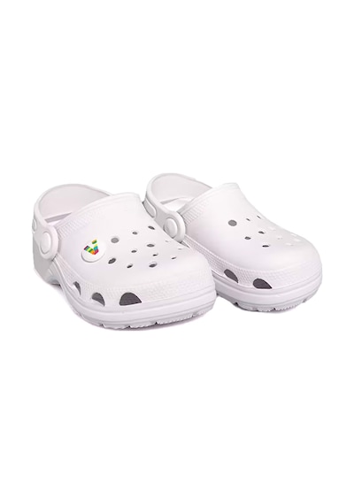 Vicco Didim Jıbbıtz Aksesuar Hediyeli Ortopedik Unisex Çocuk Terlik Beyaz