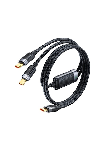 Mcdodo CA-6780 2in1 100W Type-C to Type-C Şarj Kablo 1.5 M Siyah