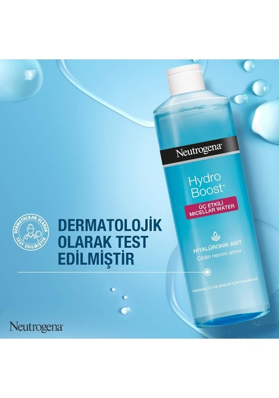 Hydro Boost Üç Etkili Hiyalüronik Asit İçeren Micellar Water 400 Ml