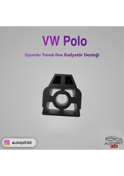 Vw Polo Trendline Uyumlu Radyatör Desteği Ön Panel Bağlantı Braketi
