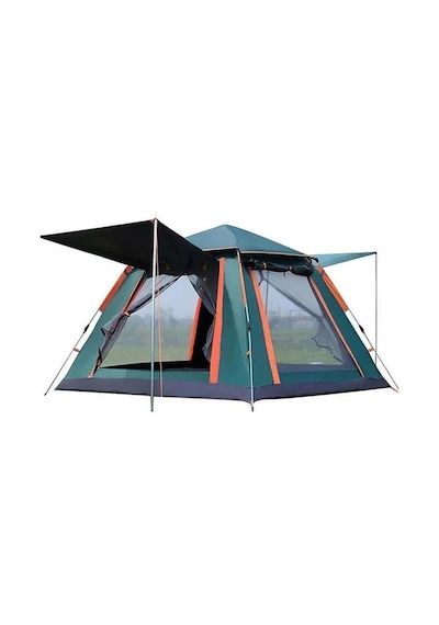 Yek Outdoor 4 Kişilik Tam Otomatik Tenteli Kamp Çadırı 240x240x160 Yeşil