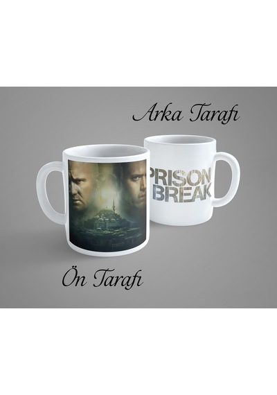Prison Break Porselen Kupa Bardak Beyaz