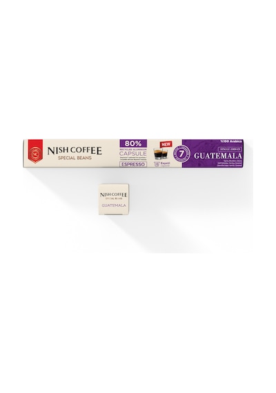Nish Coffee Single Orijin Kapsül Kahve Guatemala Nespresso Uyumlu -10 Adet Kapsül Kahve