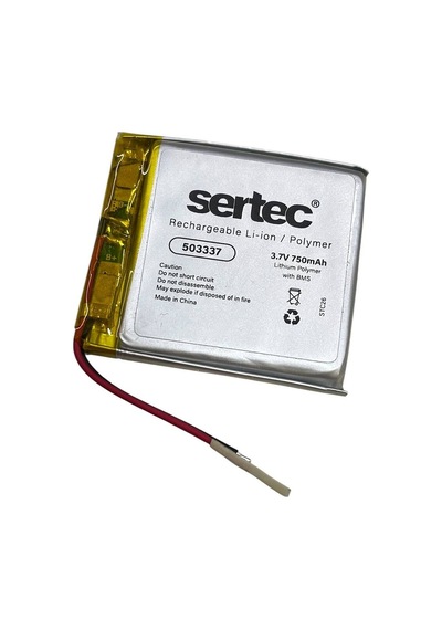 Sertec 503337 3.7v 750 Mah Li-polymer Pil Devreli/1.5a Evimdeyokyok