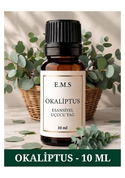 Okaliptus Esansiyel Uçucu Yağ Buhurdanlık Yağı Difüzör Esansı Oda Kokusu Esansı Mum Esansı 10 Ml.