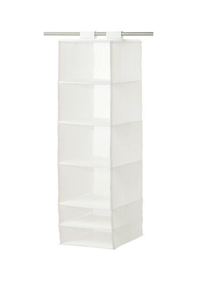 Ikea Skubb Bölmeli Düzenleyici 35x45x125 Cm. Beyaz