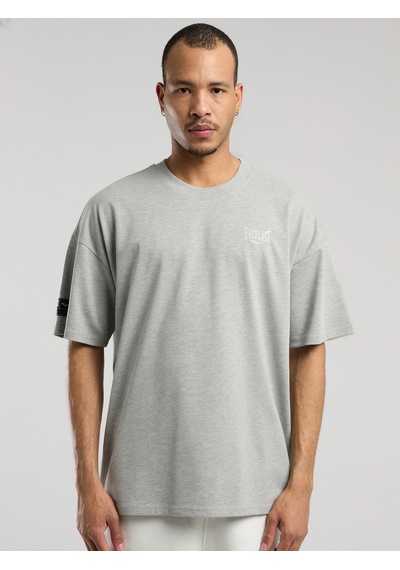 Everlast Ever Essentials Oversize Gri Melanj Erkek Tişört Gri Melanj