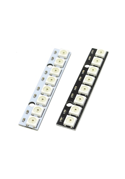 8 Bit NeoPixel WS2812B 5050 Rgb Led Modül  8’li 5050 Adreslenebil