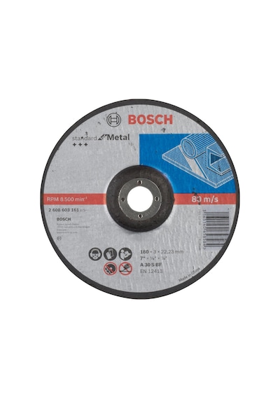 Bosch Standard For Metal 180x3.0 mm Bombeli Kesici Disk