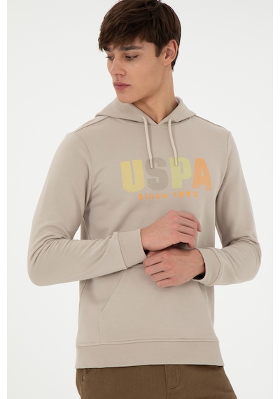U.s. Polo Assn. Erkek Taş Sweatshirt 50293354-vr049 Taş