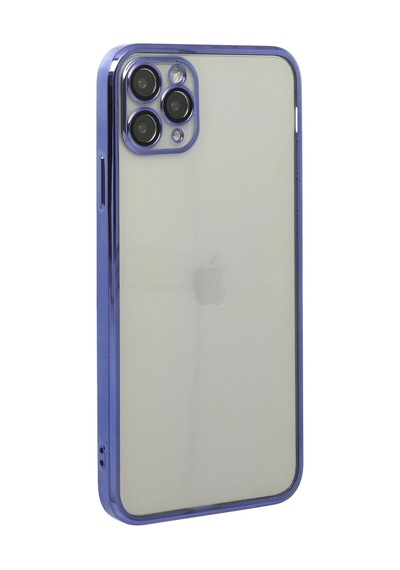 Newface - 512 - iPhone Uyumlu 11 Pro Max Kılıf Razer Lensli Silikon - Csmo-tex - - Mor