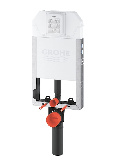 Grohe Uniset İnce 80mm Gömme Rezervuar 39683000 Beyaz - Siyah