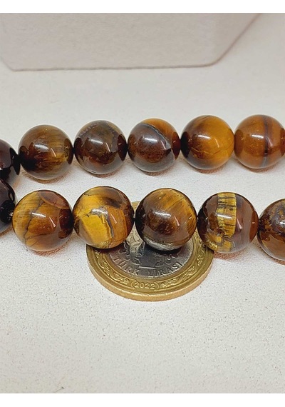 Yasamtohumu Kaplan Gözü Taşı 17lik Efe Tesbih 12mm 52862