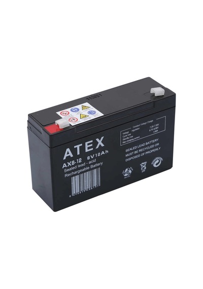 Atex Ax6-12 6v 12ah Akü