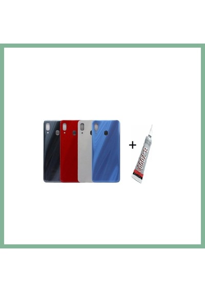 Bşkvirgo Samsung A30 Arka Batarya Pil Kapağı Kırmızı B7000 Bsk2026
