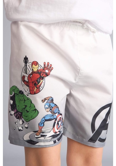 Defacto Marvel Avengers Baskılı Deniz Şortu Erkek Çocuk H1835a826hsgr100 Gri-gr100