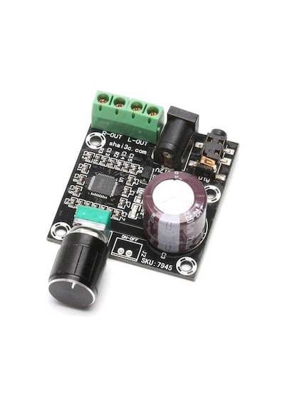 2X15W Amplifikatör Devresi 15W Stereo Pam8610 Anfi - Amfi Ses Yük