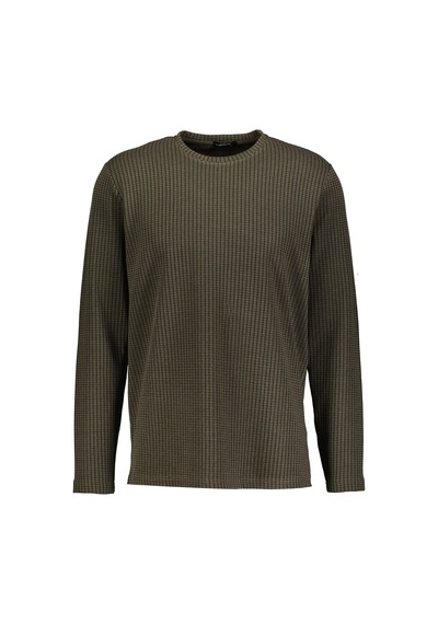 Finesuits Erkek Jakarlı Sweatshirt 242209020.lnkoyr Haki