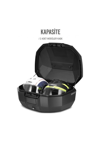 Sh51 Alüminyum Motosiklet Arka Çanta 51 Litre Kapasite Top Case Motor Çanta Çok Renkli