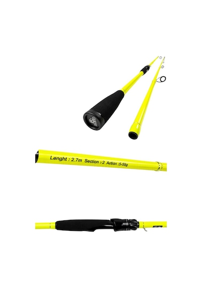 Oslo Hightech 270cm 5-55gr Okuma Outrax 4000 Spin Olta Seti