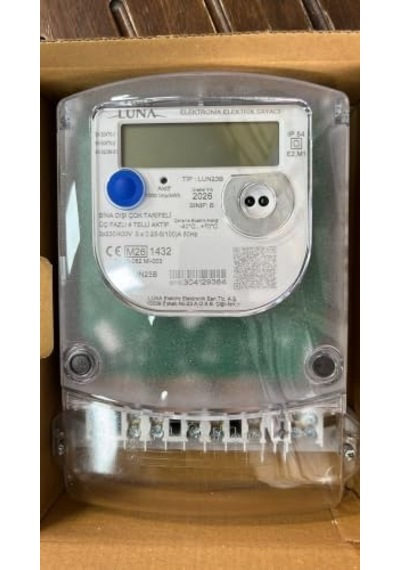 Luna Trifaze Elektronik Elektrik Sayacı