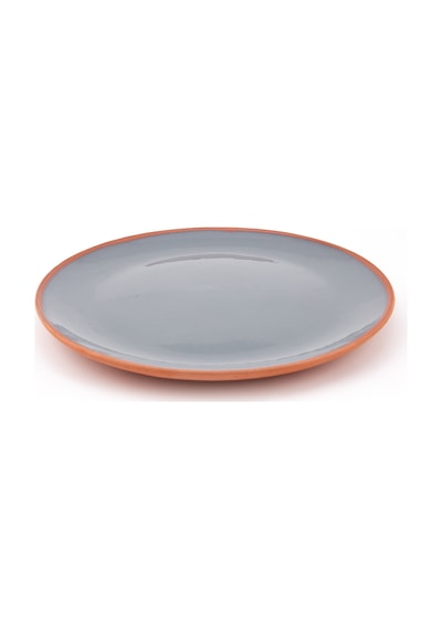 Seramik Sunum Tabağı 18 Cm Gri 4 Adet